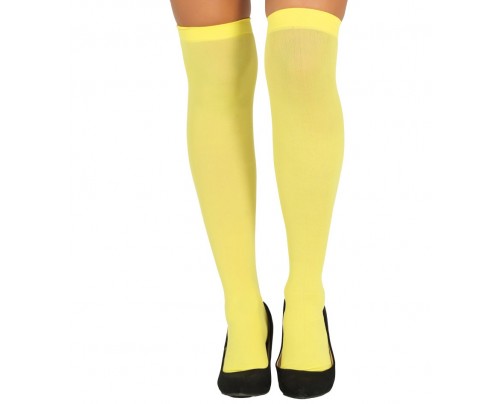 CALZE PARIGINE GIALLO