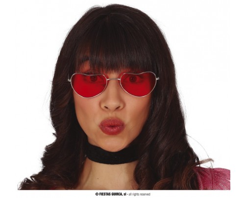 OCCHIALI ROSA A CUORE