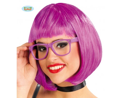 PARRUCCA A CASCHETTO VIOLA
