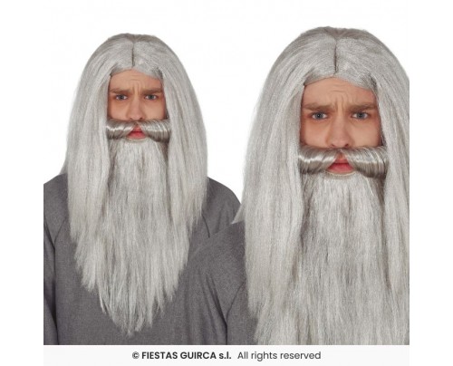 PARRUCCA E BARBA GRIGIA