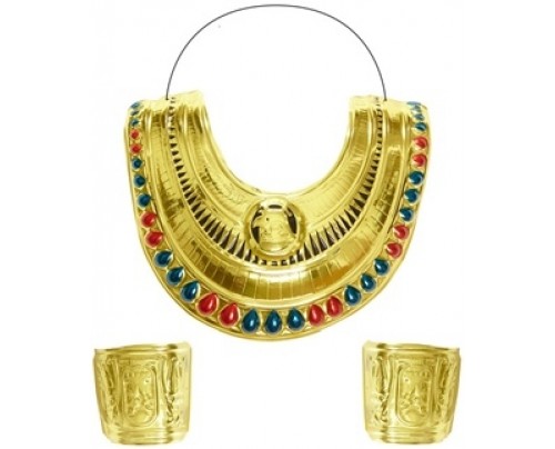 COLLARE E BRACCIALI EGIZIANA