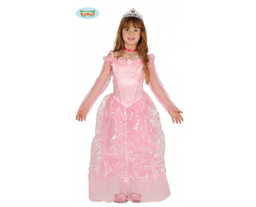 COSTUME PRINCIPESSA ROSA TAGLIA 7/9 ANNI