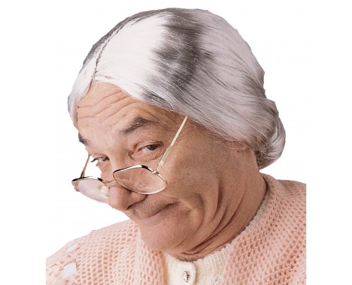 PARRUCCA NONNA CON CIGNON